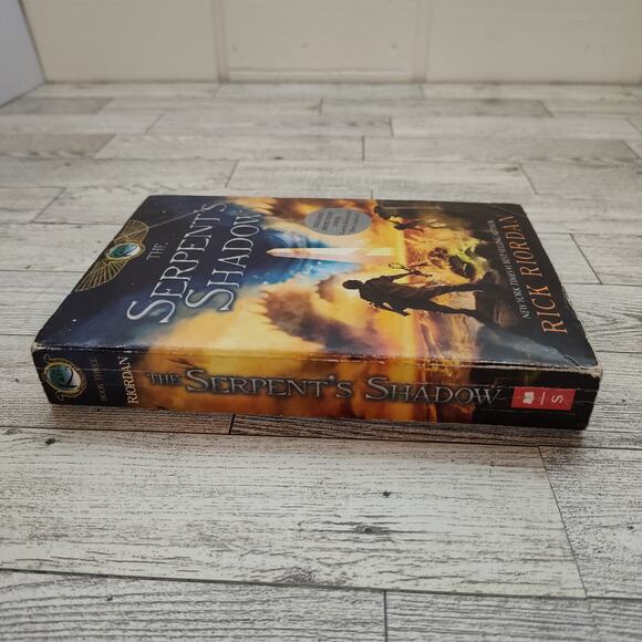 Serpent's Shadow by Rick Riordan Book Three Scholastic YA Paperback Novel PB - Picture 5 of 11